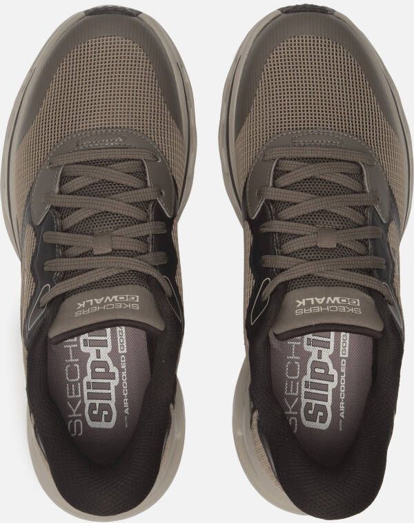 Skechers Go Walk Glide Step Slip-ins taupe Textiel