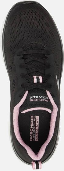 Skechers GOwalk Hyper Burst sneakers zwart roze