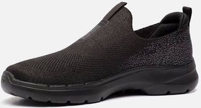 Skechers Go Walk sneakers zwart Textiel