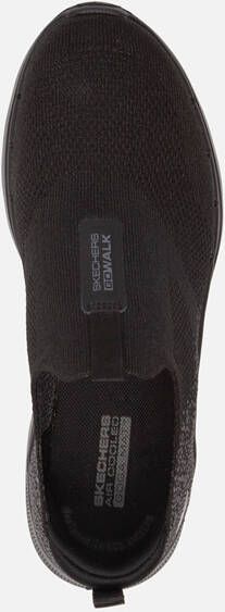 Skechers Go Walk sneakers zwart Textiel