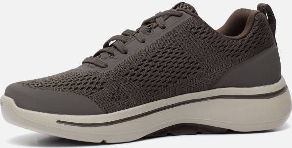 Skechers GOwalk Arch Fit sneakers taupe Textiel