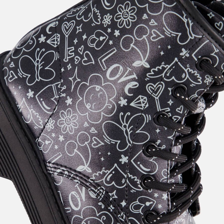 Skechers Gravlen Hi Doodle Down Veterboots zwart