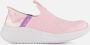 Skechers Slip On Ultra Flex Sneakers roze Textiel Dames - Thumbnail 6