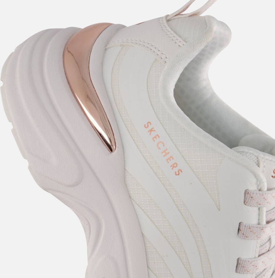 Skechers Hazel Metallic Sneakers wit Synthetisch