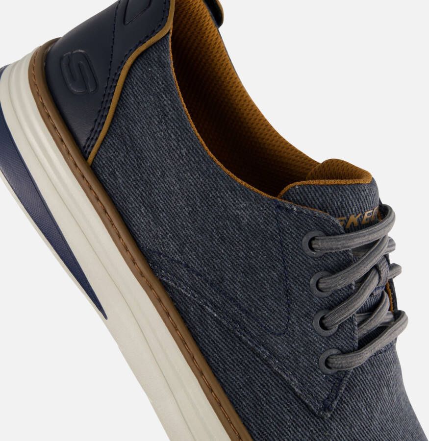 Skechers Hyland Ratner Sneakers blauw Canvas