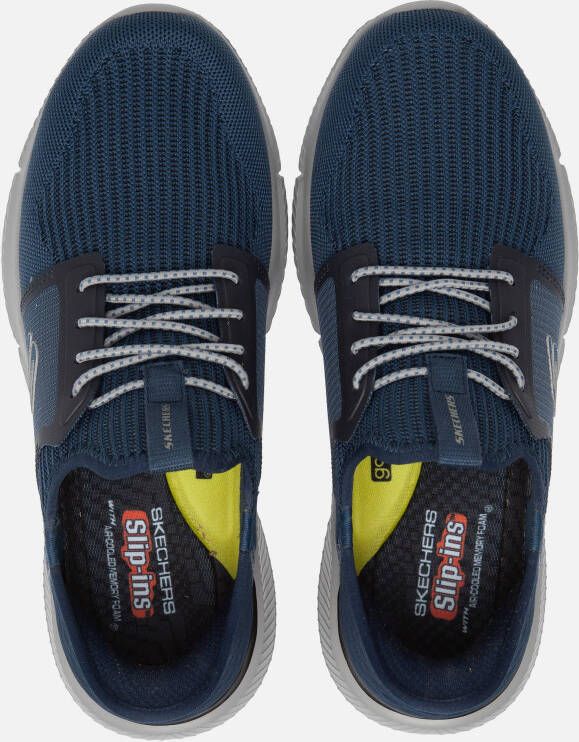 Skechers Ingram Brackett Sneakers blauw Textiel