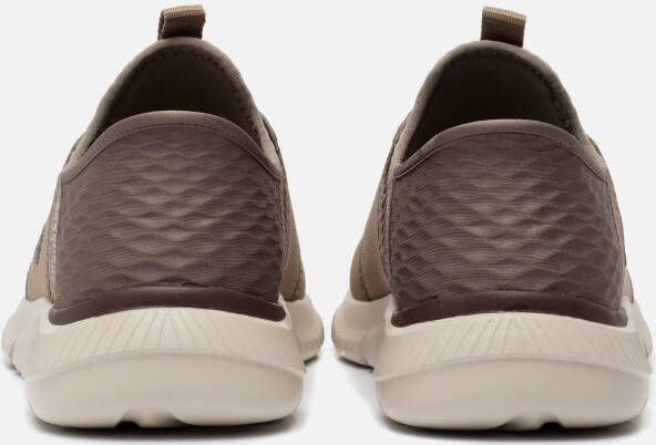 Skechers Ingram Brackett Sneakers taupe Textiel