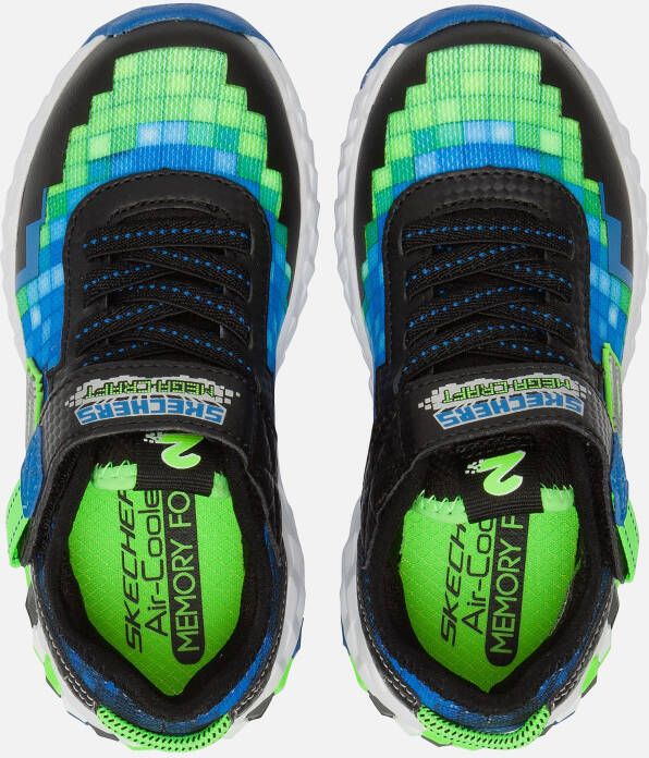 Skechers Mega Craft 2.0 Sneakers zwart Textiel