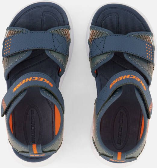 Skechers Microspec Splash Sandalen blauw