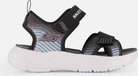Skechers Microspec Splash Sandalen zwart Textiel