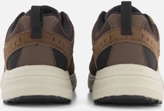Skechers Oak Canyon Sneakers bruin Textiel
