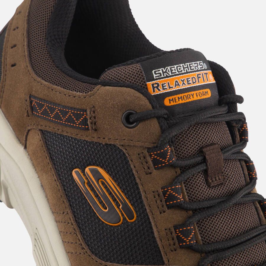 Skechers Oak Canyon Sneakers bruin Textiel