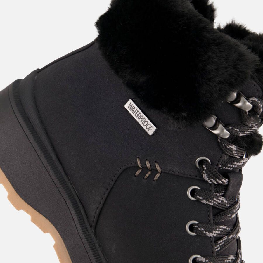 Skechers Park City Veterboots zwart Nubuck