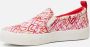 Skechers Poppy Graffiti Heart instappers wit Dames Textiel - Thumbnail 5