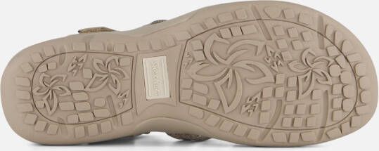 Skechers Reggae Slim Sandalen beige Textiel