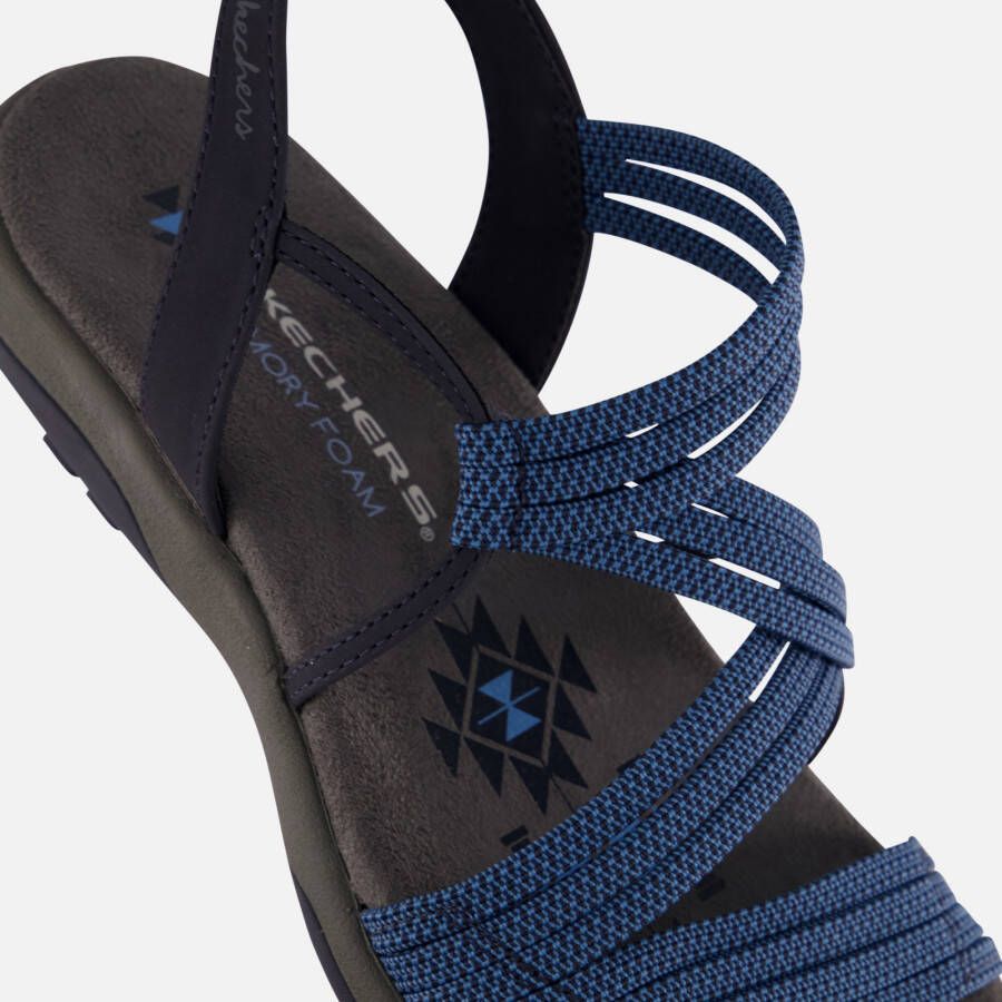 Skechers Reggae Slim Sandalen blauw Textiel