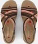 Skechers Reggae Slim Simply Stretch Sandalen Plat donkerbruin - Thumbnail 9