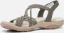 Skechers Sandalen REGGAE SLIM TURN IT UP met elastische riempjes - Thumbnail 9