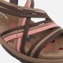 Skechers Reggae Slim Simply Stretch Sandalen Plat donkerbruin - Thumbnail 11