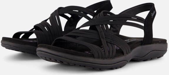 Skechers Reggae Slim Sandalen zwart Textiel