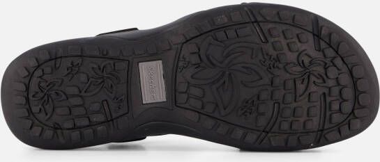 Skechers Reggae Slim Sandalen zwart Textiel