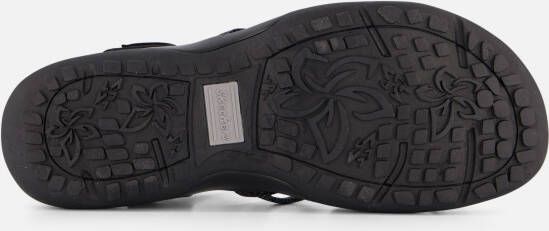 Skechers Reggae Slim Sandalen zwart Textiel