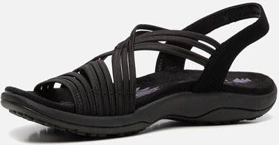 Skechers Reggae Slim Simply Stretch sandalen zwart