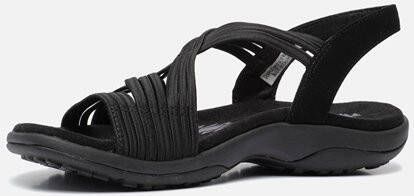 Skechers Reggae Slim Simply Stretch sandalen zwart