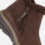 Skechers Relaxed Fit: Easy Going Cool Zip! Enkellaarsjes Plat Donkerbruin - Thumbnail 7