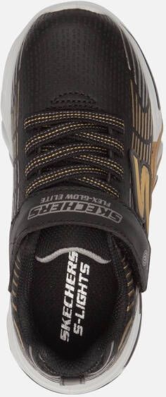 Skechers S Lights sneakers zwart Synthetisch