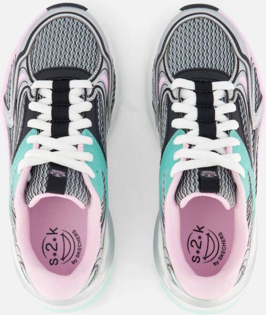 Skechers S2K Sneakers zilver Synthetisch