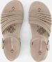 Skechers Raggae Slim Sandalen taupe Textiel Dames - Thumbnail 6