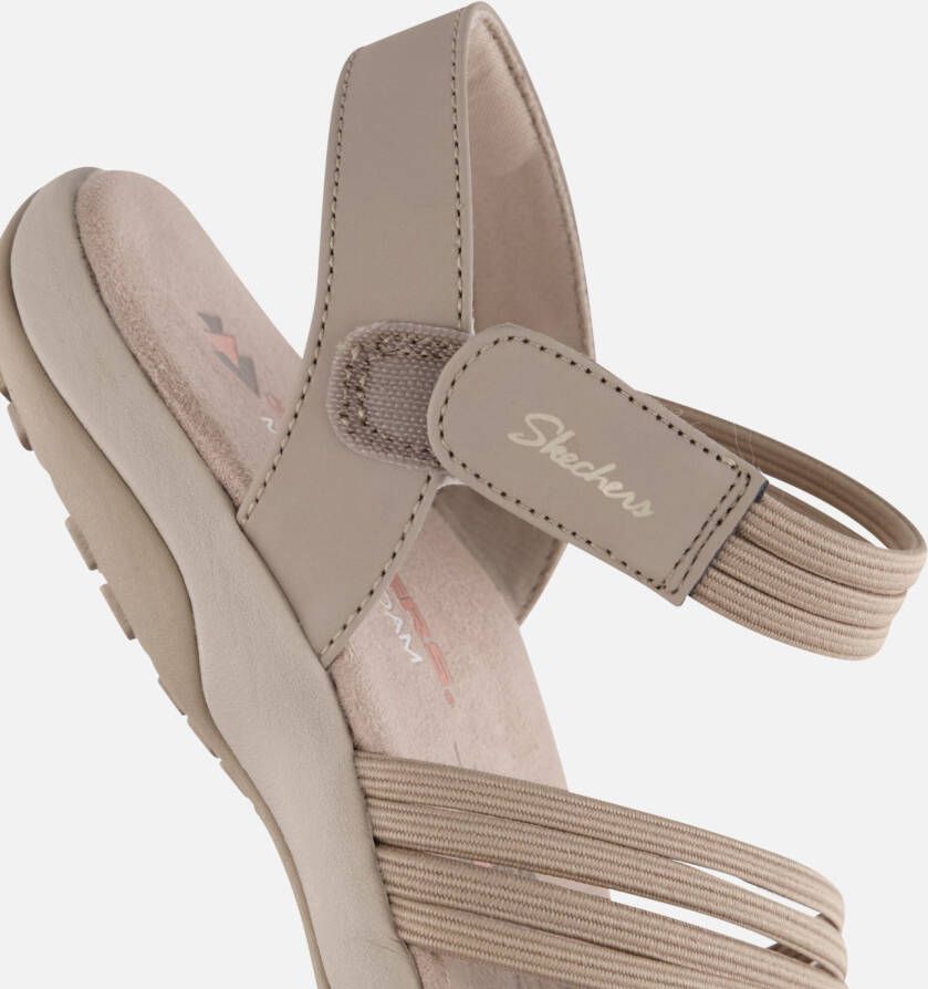 Skechers Raggae Slim Sandalen taupe Textiel