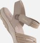 Skechers Raggae Slim Sandalen taupe Textiel Dames - Thumbnail 8