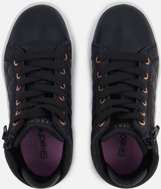 Skechers Shoutouts veterboots zwart Synthetisch