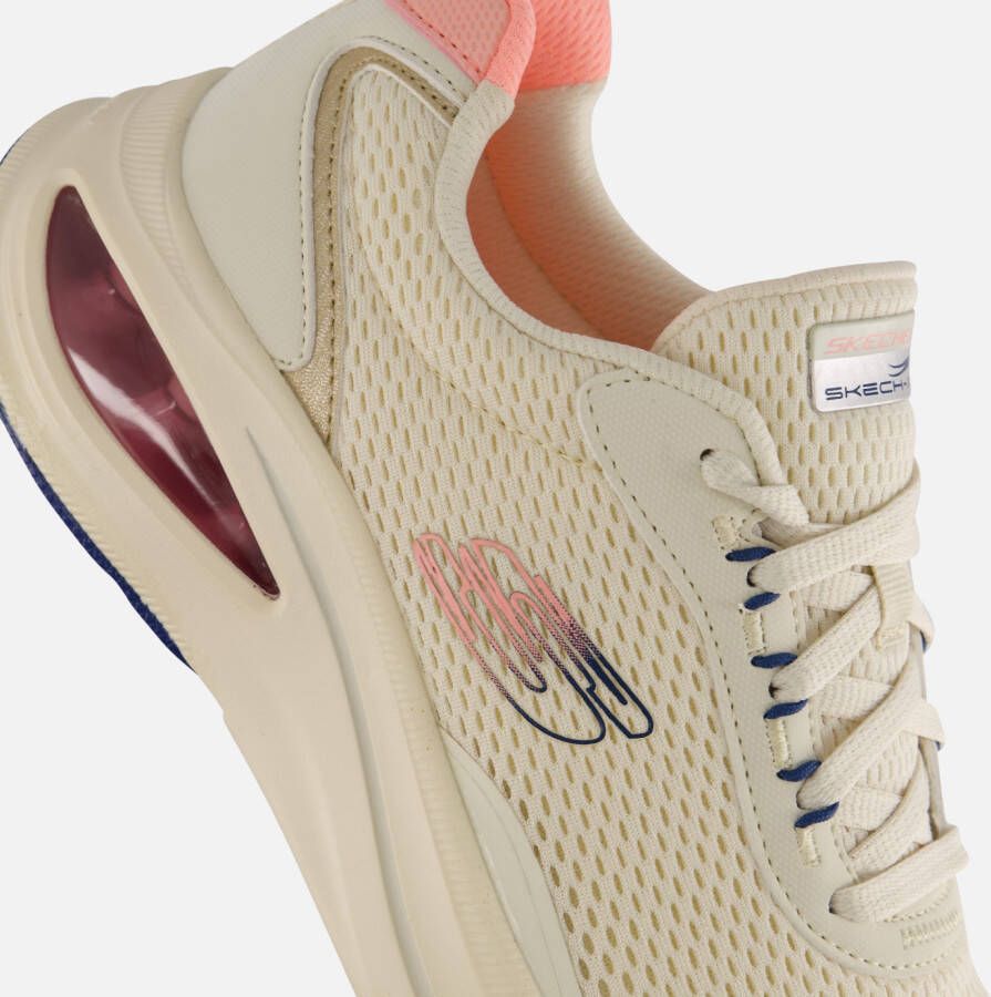 Skechers Skech-Air Meta Sneakers wit Suede