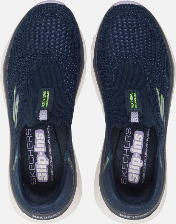 Skechers Slip In Max Cushioning blauw Textiel