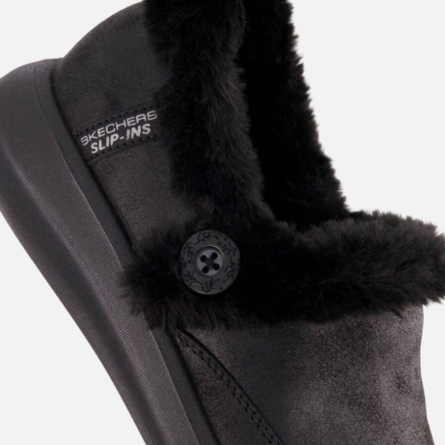 Skechers Slip-ins Cozy Eacape Pantoffels zwart
