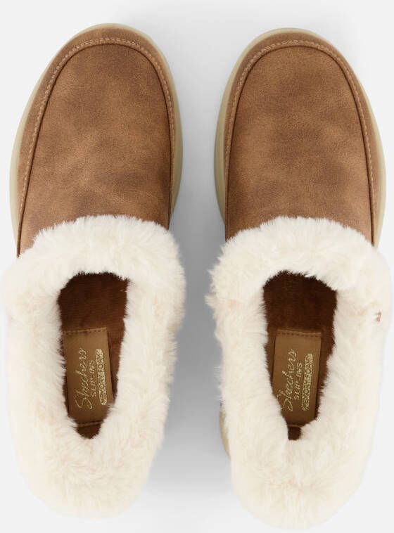 Skechers Slip-ins Cozy Escape Pantoffel cognac