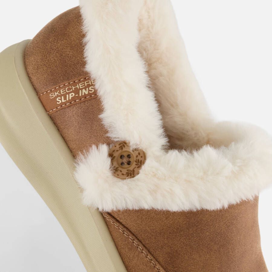 Skechers Slip-ins Cozy Escape Pantoffel cognac