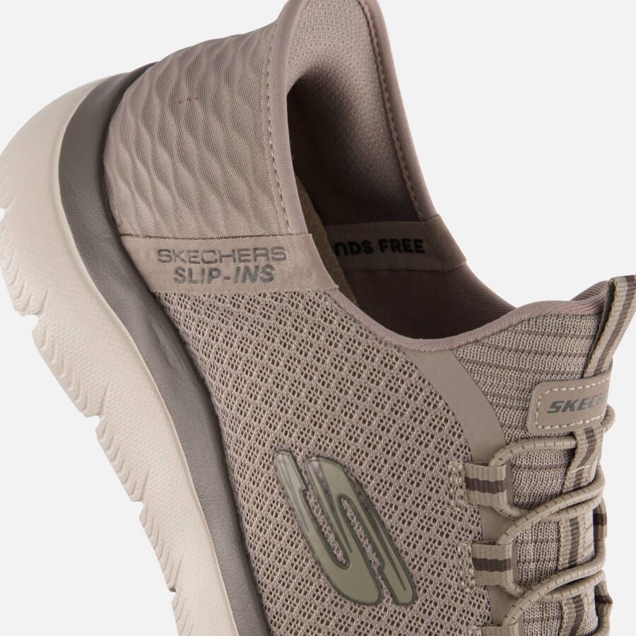 Skechers Slip-ins Summits Instappers beige Textiel