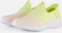 Skechers Ultra Flex 3.0 Beauty Blend Dames Instappers Geel Roze - Thumbnail 6