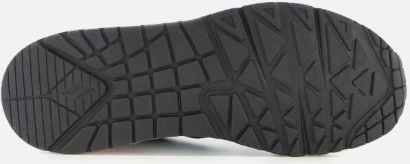 Skechers Uno Sneakers zwart Textiel