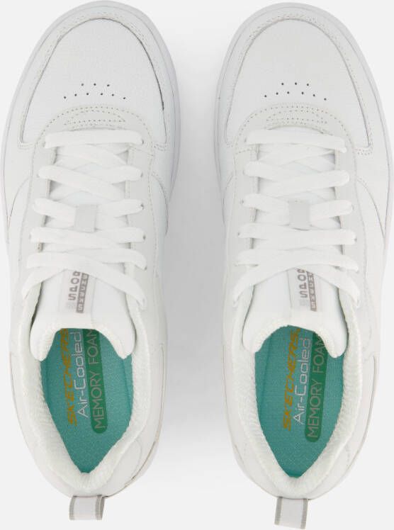Skechers Sport Court 92 Sneakers wit Synthetisch