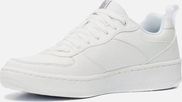 Skechers Sport Court 92 Sneakers wit Leer