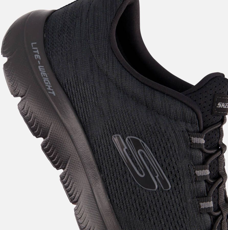 Skechers Summits Louvin Instappers zwart Textiel