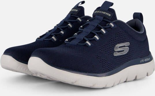 Skechers Summits Sneakers blauw Textiel