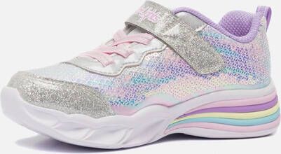 Skechers Sweetheart Lights sneakers zilver