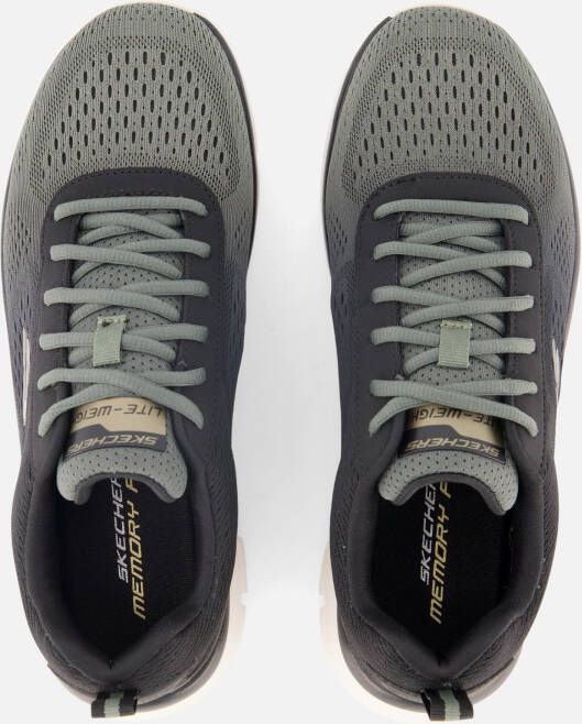 Skechers Trap Ripkent Sneakers groen Textiel