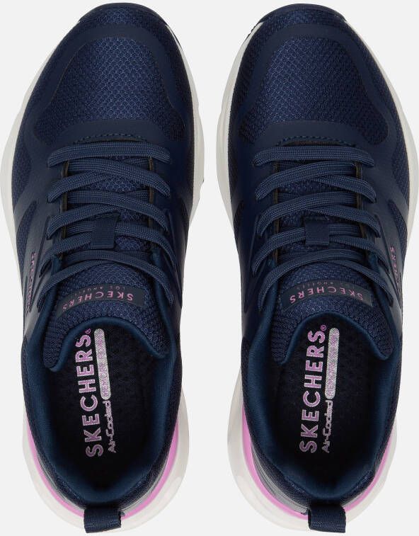 Skechers Tres Air Sneakers blauw Textiel